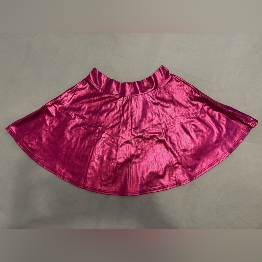 NWOT Metallic Pink Skirt